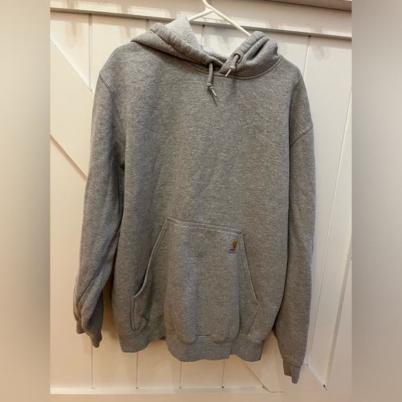 Carhartt Men’s Loose Fit Gray Hoodie - Picture 1 of 8